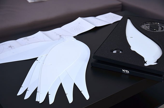 Die VITA Alva Hängelampe besteht auch aus einigen Einzelteilen