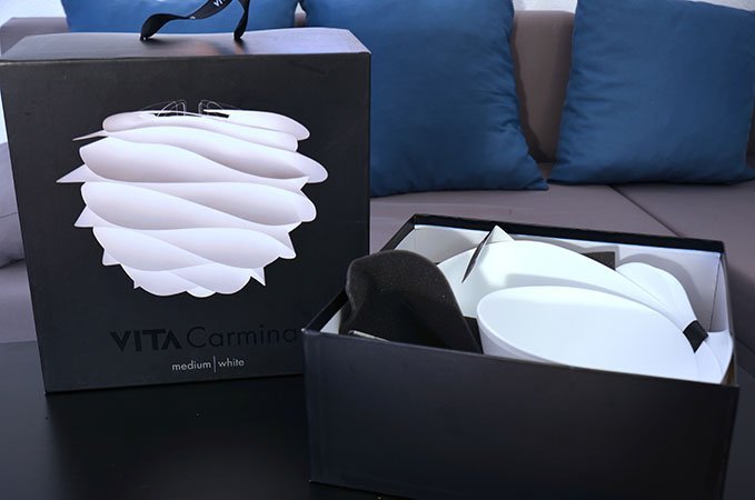 VITA Carmina Hänge- und Stehlampe ausgepackt